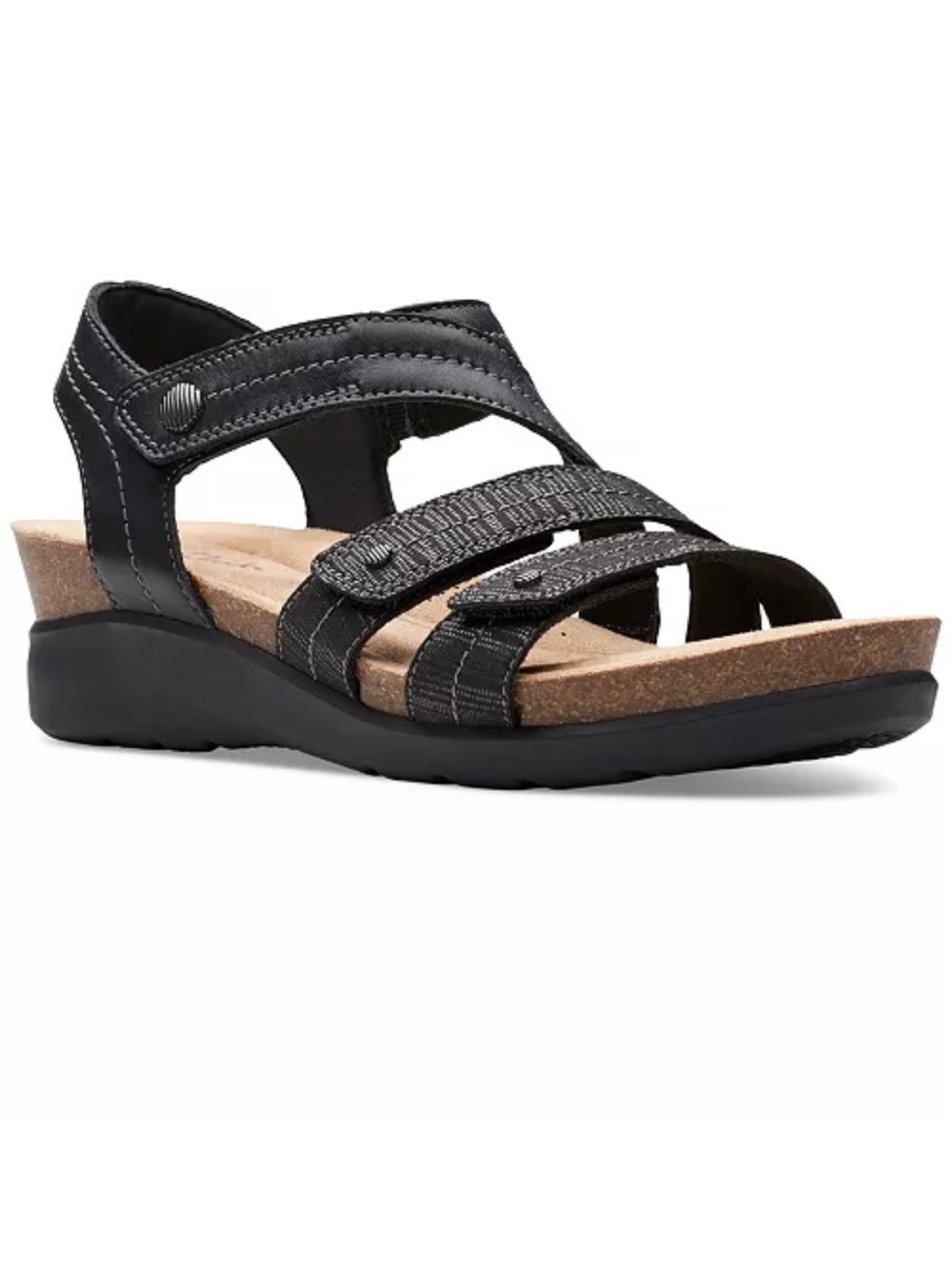 Clark’s Collection Calenne Clara Strappy Wedge Sandals - 8